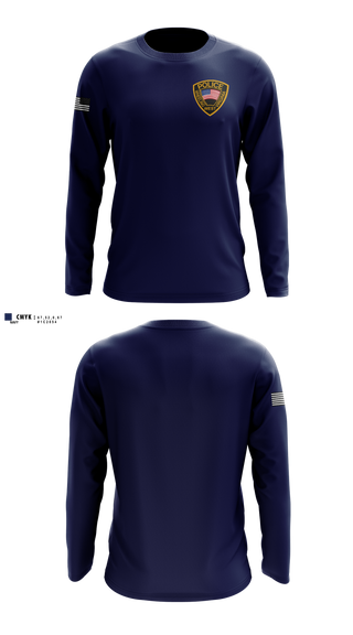 Long Sleeve Performance Shirt, Wheeling Police Department, Police, Teamtime, Team time, sublimation, custom sports apparel, team uniforms, spirit wear, spiritwear, sports uniforms, custom shirts, team store, custom team store, fundraiser sports, apparel fundraiser