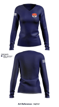 Olivette Police Department 51818035 Women's Long Sleeve V-neck Shirt - 1
