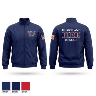 Windbreaker, Heartland Fire, Fire Department, Teamtime, Team time, sublimation, custom sports apparel, team uniforms, spirit wear, spiritwear, sports uniforms, custom shirts, team store, custom team store, fundraiser sports, apparel fundraiser