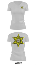 St Clair County Sheriff 33050260 Women's Short Sleeve V-neck Shirt - 12