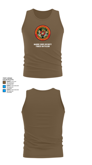 Tank Top, Marine Corps Security Forces Battalion, , Teamtime, Team time, sublimation, custom sports apparel, team uniforms, spirit wear, spiritwear, sports uniforms, custom shirts, team store, custom team store, fundraiser sports, apparel fundraiser