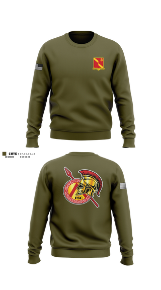 Crew Neck Sweatshirt, 135th FSC, Army, Teamtime, Team time, sublimation, custom sports apparel, team uniforms, spirit wear, spiritwear, sports uniforms, custom shirts, team store, custom team store, fundraiser sports, apparel fundraiser
