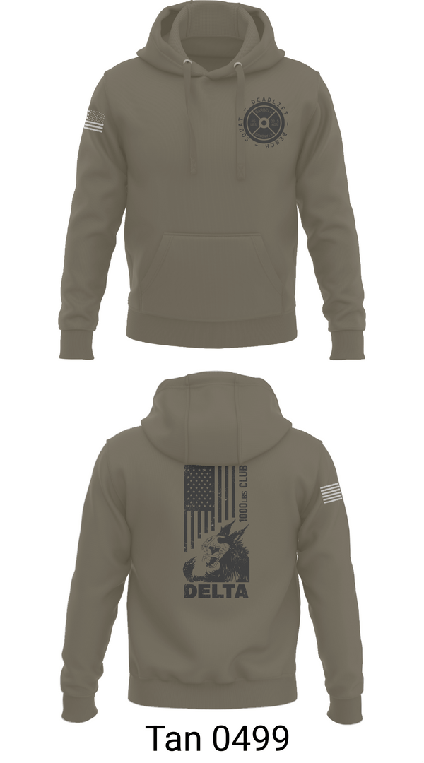 Hoodie, Delta 5-7 ADA, Army, Teamtime, Team time, sublimation, custom sports apparel, team uniforms, spirit wear, spiritwear, sports uniforms, custom shirts, team store, custom team store, fundraiser sports, apparel fundraiser