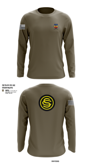 Long Sleeve Performance Shirt, 1/243 RTI OCS, , Teamtime, Team time, sublimation, custom sports apparel, team uniforms, spirit wear, spiritwear, sports uniforms, custom shirts, team store, custom team store, fundraiser sports, apparel fundraiser