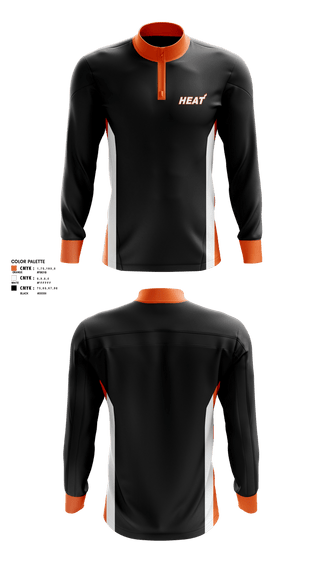 Quarter Zip Jacket, Hudson Heat, Men's Basketball, Teamtime, Team time, sublimation, custom sports apparel, team uniforms, spirit wear, spiritwear, sports uniforms, custom shirts, team store, custom team store, fundraiser sports, apparel fundraiser