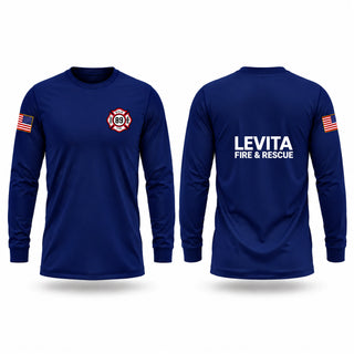 Long Sleeve Performance Shirt, Levita VFD station 89, Fire Department, Teamtime, Team time, sublimation, custom sports apparel, team uniforms, spirit wear, spiritwear, sports uniforms, custom shirts, team store, custom team store, fundraiser sports, apparel fundraiser