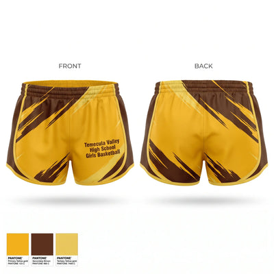 Temecula Valley High School Girls Basketball Women's Shorts - 1