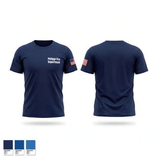 Short Sleeve Performance Shirt, Philippi Fire Department, Fire Department, Teamtime, Team time, sublimation, custom sports apparel, team uniforms, spirit wear, spiritwear, sports uniforms, custom shirts, team store, custom team store, fundraiser sports, apparel fundraiser