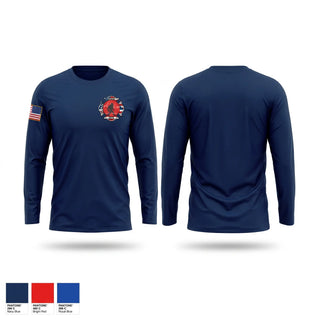 Long Sleeve Performance Shirt, Riggins City Fire Department, Fire Department, Teamtime, Team time, sublimation, custom sports apparel, team uniforms, spirit wear, spiritwear, sports uniforms, custom shirts, team store, custom team store, fundraiser sports, apparel fundraiser