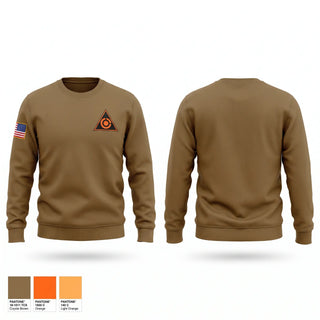 Crew Neck Sweatshirt, 83D U.S. Army Reserve Readiness Training Center, Army, Teamtime, Team time, sublimation, custom sports apparel, team uniforms, spirit wear, spiritwear, sports uniforms, custom shirts, team store, custom team store, fundraiser sports, apparel fundraiser