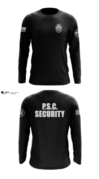 Long Sleeve Performance Shirt, Security, Police, Teamtime, Team time, sublimation, custom sports apparel, team uniforms, spirit wear, spiritwear, sports uniforms, custom shirts, team store, custom team store, fundraiser sports, apparel fundraiser
