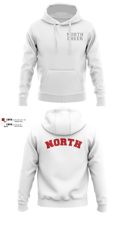 North Attleborough High School Cheer 88392583 Hoodie - 4