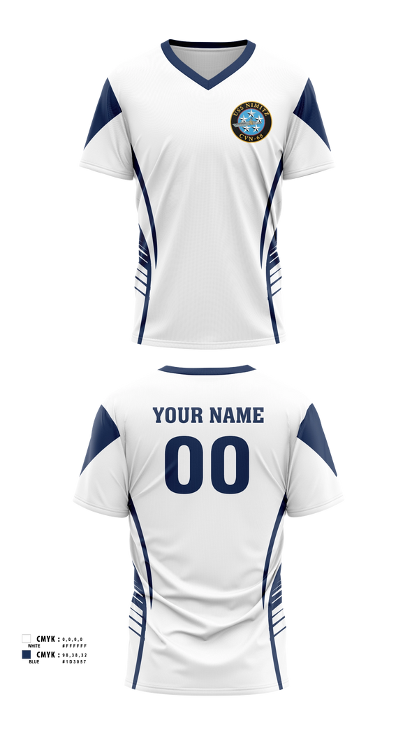 Mens Soccer Jersey, USS NIMITZ, Men's Soccer, Teamtime, Team time, sublimation, custom sports apparel, team uniforms, spirit wear, spiritwear, sports uniforms, custom shirts, team store, custom team store, fundraiser sports, apparel fundraiser