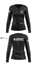 NJDOC 24847883 Women's Long Sleeve V-neck Shirt - 2