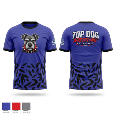 Top Dog Wrestling Academy 12911762 Soft Poly Tee Cotton Like Feel - 1
