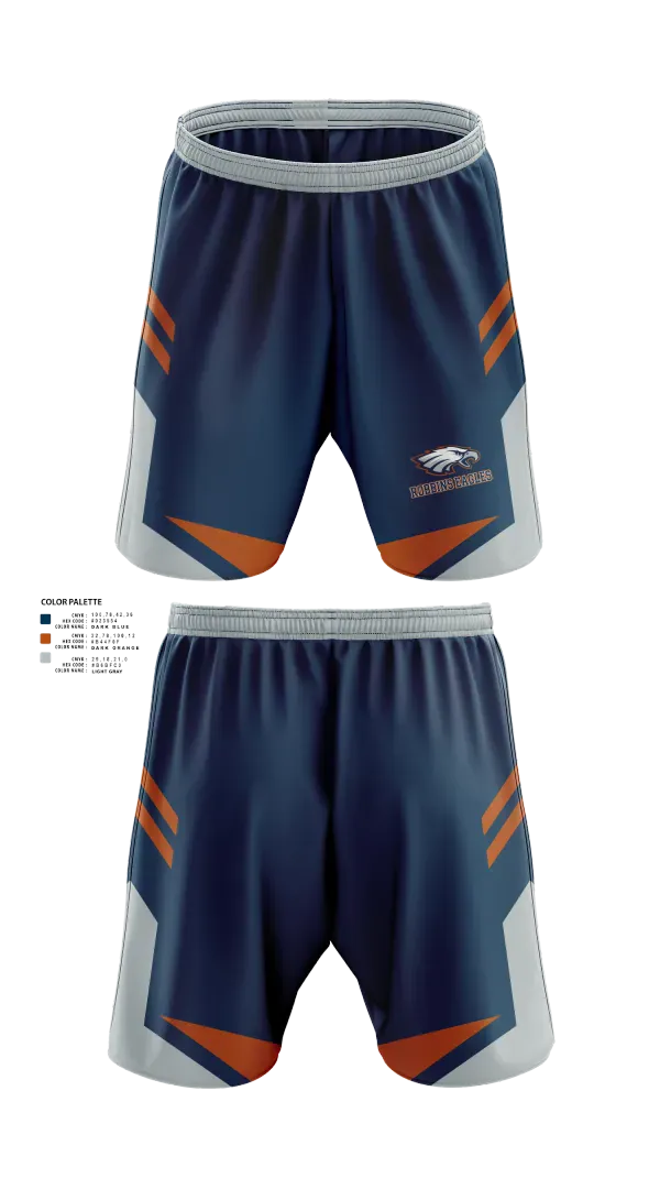 Athletic Shorts With Pockets, Robbins Eagles, , Teamtime, Team time, sublimation, custom sports apparel, team uniforms, spirit wear, spiritwear, sports uniforms, custom shirts, team store, custom team store, fundraiser sports, apparel fundraiser