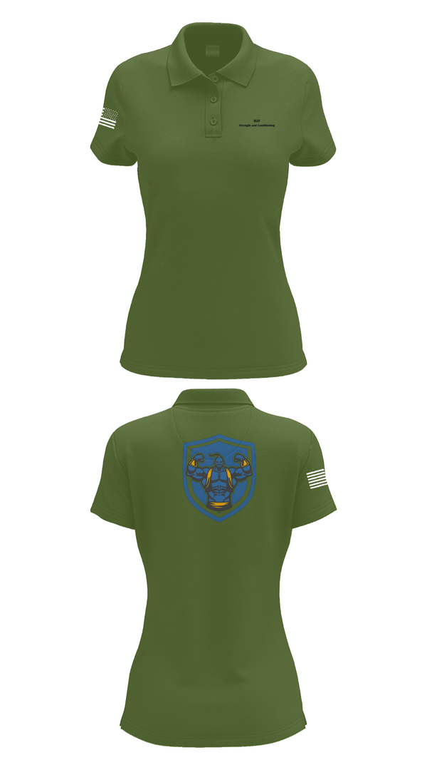 Womens Short Sleeve Performance Polo, 3rd Chemical Brigade H2F, Army, Teamtime, Team time, sublimation, custom sports apparel, team uniforms, spirit wear, spiritwear, sports uniforms, custom shirts, team store, custom team store, fundraiser sports, apparel fundraiser