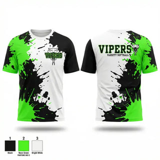 Short Sleeve Performance Shirt, Havasu Vipers, Baseball, Teamtime, Team time, sublimation, custom sports apparel, team uniforms, spirit wear, spiritwear, sports uniforms, custom shirts, team store, custom team store, fundraiser sports, apparel fundraiser