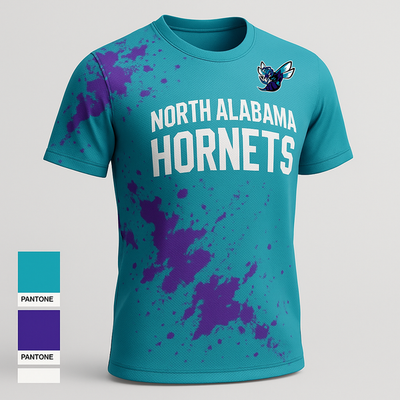 North Alabama Hornets 57686673 Short Sleeve Performance Shirt - 2