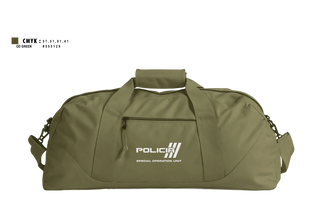 Duffle Bag, Inteligencia criminal, Police, Teamtime, Team time, sublimation, custom sports apparel, team uniforms, spirit wear, spiritwear, sports uniforms, custom shirts, team store, custom team store, fundraiser sports, apparel fundraiser