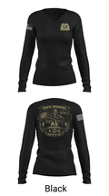 962nd QM CO A5 73837794 Women's Long Sleeve V-neck Shirt - 23