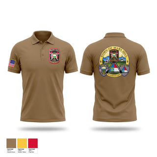 Short Sleeve Performance Polo, Mars Hill, Fire Department, Teamtime, Team time, sublimation, custom sports apparel, team uniforms, spirit wear, spiritwear, sports uniforms, custom shirts, team store, custom team store, fundraiser sports, apparel fundraiser