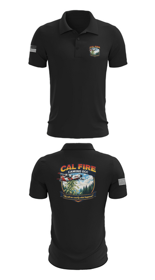 Short Sleeve Performance Polo, CAMINO ECC, Fire Department, Teamtime, Team time, sublimation, custom sports apparel, team uniforms, spirit wear, spiritwear, sports uniforms, custom shirts, team store, custom team store, fundraiser sports, apparel fundraiser