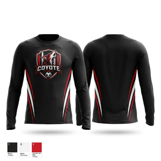 Long Sleeve Performance Shirt, Coyotes, Men's Soccer, Teamtime, Team time, sublimation, custom sports apparel, team uniforms, spirit wear, spiritwear, sports uniforms, custom shirts, team store, custom team store, fundraiser sports, apparel fundraiser
