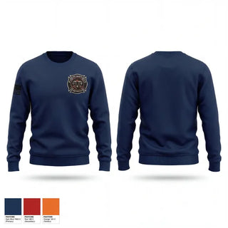 Crew Neck Sweatshirt, East Tawakoni Fire Rescue, Fire Department, Teamtime, Team time, sublimation, custom sports apparel, team uniforms, spirit wear, spiritwear, sports uniforms, custom shirts, team store, custom team store, fundraiser sports, apparel fundraiser
