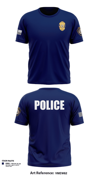 Short Sleeve Performance Shirt, Otoe-Missouria Police Department, Police, Teamtime, Team time, sublimation, custom sports apparel, team uniforms, spirit wear, spiritwear, sports uniforms, custom shirts, team store, custom team store, fundraiser sports, apparel fundraiser