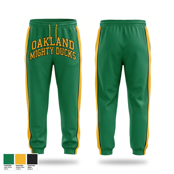 Sweatpants, Oakland Mighty Ducks, , Teamtime, Team time, sublimation, custom sports apparel, team uniforms, spirit wear, spiritwear, sports uniforms, custom shirts, team store, custom team store, fundraiser sports, apparel fundraiser