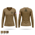 FMS2 Women's Long Sleeve V-neck Shirt - 1