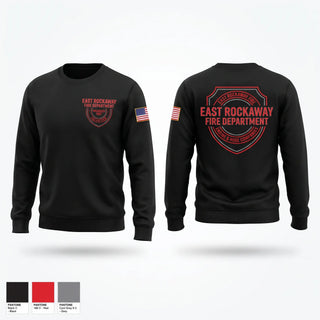 Crew Neck Sweatshirt, East Rockaway Fire Department, Fire Department, Teamtime, Team time, sublimation, custom sports apparel, team uniforms, spirit wear, spiritwear, sports uniforms, custom shirts, team store, custom team store, fundraiser sports, apparel fundraiser