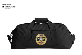 Duffle Bag, Greene County Sheriff’s Office, Police, Teamtime, Team time, sublimation, custom sports apparel, team uniforms, spirit wear, spiritwear, sports uniforms, custom shirts, team store, custom team store, fundraiser sports, apparel fundraiser
