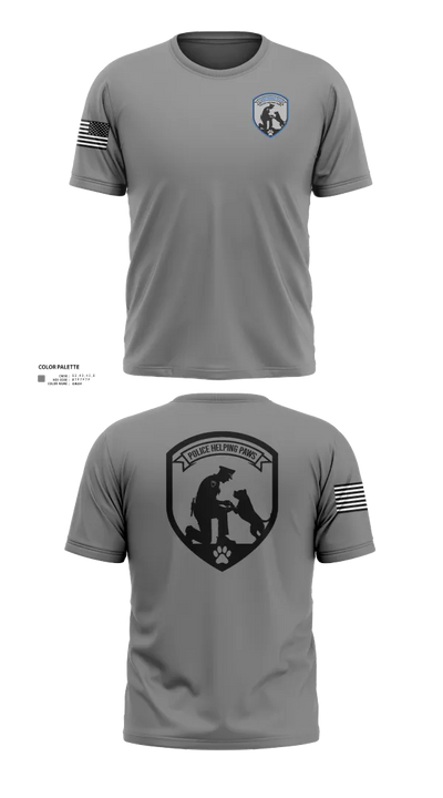 Police Helping Paws 66972550 Short Sleeve Performance Shirt - 41