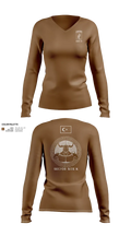 173RD ABN 21007449 Women's Long Sleeve V-neck Shirt - 21