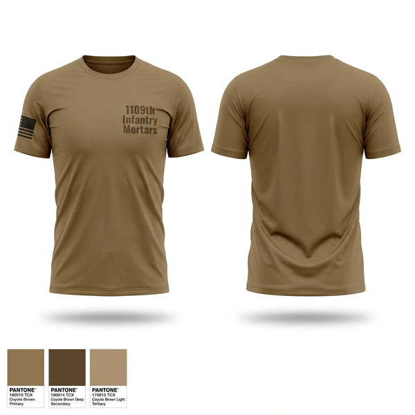 Short Sleeve Performance Shirt, 1/109th Infantry Mortars, National Guard, Teamtime, Team time, sublimation, custom sports apparel, team uniforms, spirit wear, spiritwear, sports uniforms, custom shirts, team store, custom team store, fundraiser sports, apparel fundraiser