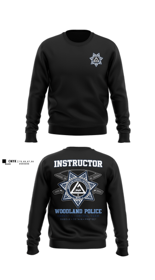 Crew Neck Sweatshirt, Arrest and Control, Police, Teamtime, Team time, sublimation, custom sports apparel, team uniforms, spirit wear, spiritwear, sports uniforms, custom shirts, team store, custom team store, fundraiser sports, apparel fundraiser