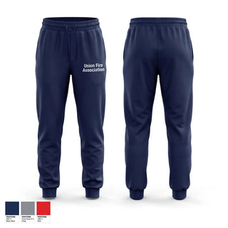 Sweatpants, Union Fire Association, Fire Department, Teamtime, Team time, sublimation, custom sports apparel, team uniforms, spirit wear, spiritwear, sports uniforms, custom shirts, team store, custom team store, fundraiser sports, apparel fundraiser