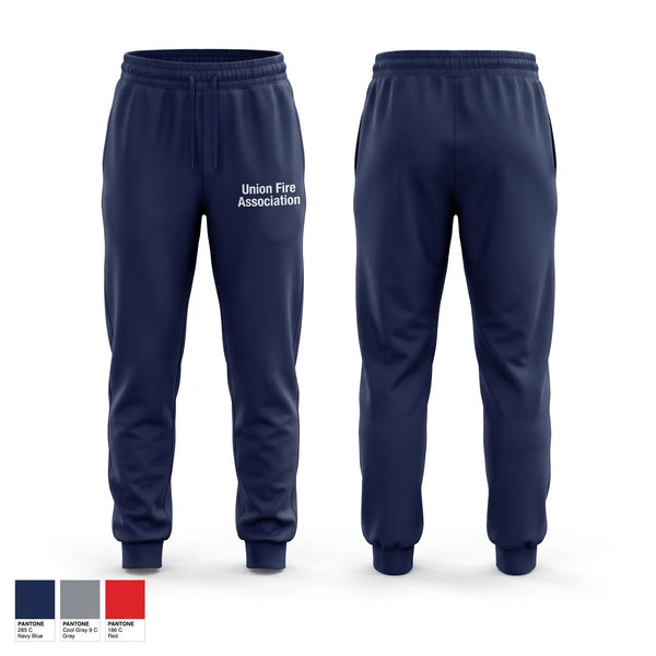 Sweatpants, Union Fire Association, Fire Department, Teamtime, Team time, sublimation, custom sports apparel, team uniforms, spirit wear, spiritwear, sports uniforms, custom shirts, team store, custom team store, fundraiser sports, apparel fundraiser