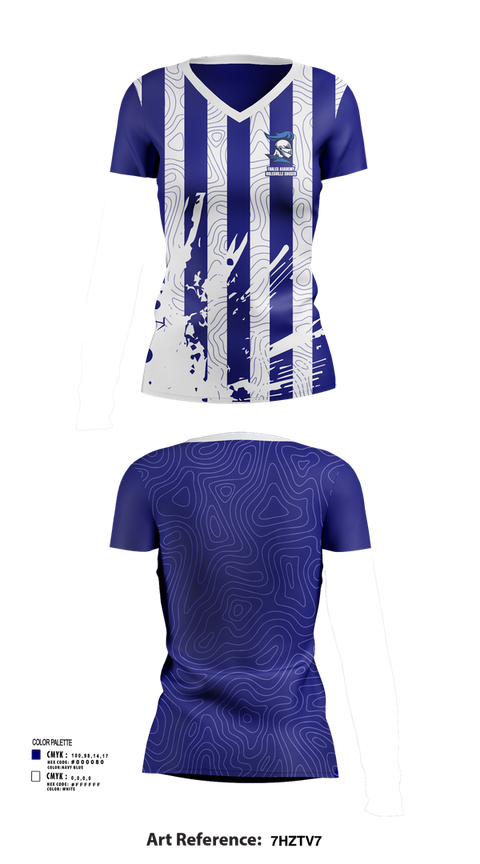 Womens Short Sleeve Vneck Shirt, Thales Academy–Rolesville Soccer, Women's Soccer, Teamtime, Team time, sublimation, custom sports apparel, team uniforms, spirit wear, spiritwear, sports uniforms, custom shirts, team store, custom team store, fundraiser sports, apparel fundraiser