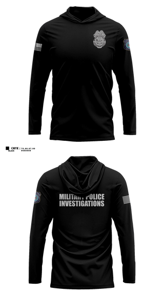 Long Sleeve hooded sunshirt, U.S. Forces Customs Agency, Army, Teamtime, Team time, sublimation, custom sports apparel, team uniforms, spirit wear, spiritwear, sports uniforms, custom shirts, team store, custom team store, fundraiser sports, apparel fundraiser
