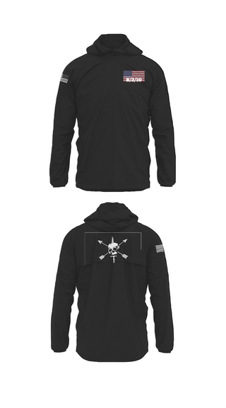 Windbreaker, B/2/10, Army, Teamtime, Team time, sublimation, custom sports apparel, team uniforms, spirit wear, spiritwear, sports uniforms, custom shirts, team store, custom team store, fundraiser sports, apparel fundraiser
