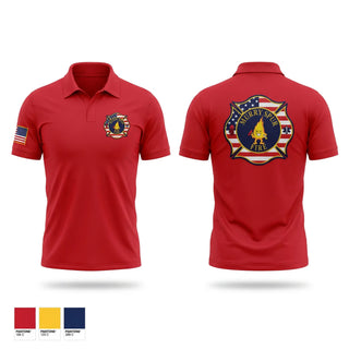 Short Sleeve Performance Polo, Murry spur fire department, Fire Department, Teamtime, Team time, sublimation, custom sports apparel, team uniforms, spirit wear, spiritwear, sports uniforms, custom shirts, team store, custom team store, fundraiser sports, apparel fundraiser