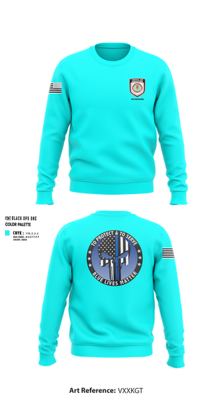 Crew Neck Sweatshirt, Policía Municipal de Carolina, , Teamtime, Team time, sublimation, custom sports apparel, team uniforms, spirit wear, spiritwear, sports uniforms, custom shirts, team store, custom team store, fundraiser sports, apparel fundraiser