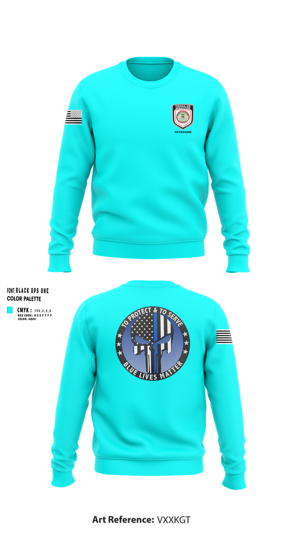 Crew Neck Sweatshirt, Policía Municipal de Carolina, , Teamtime, Team time, sublimation, custom sports apparel, team uniforms, spirit wear, spiritwear, sports uniforms, custom shirts, team store, custom team store, fundraiser sports, apparel fundraiser