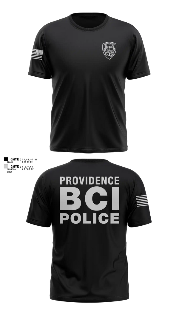 Providence Police BCI Short Sleeve Performance Shirt - 50