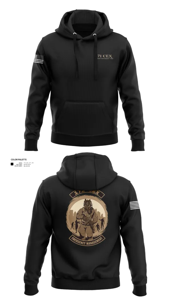 Hoodie, 171st Emergency Management Flight, , Teamtime, Team time, sublimation, custom sports apparel, team uniforms, spirit wear, spiritwear, sports uniforms, custom shirts, team store, custom team store, fundraiser sports, apparel fundraiser
