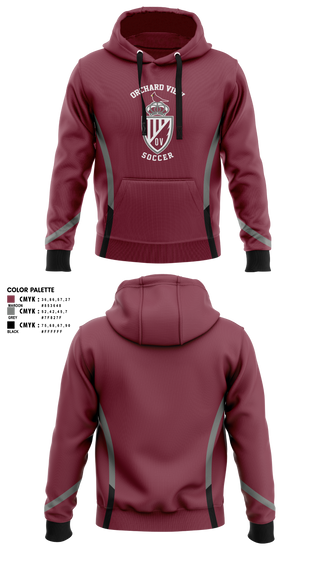 Hoodie, Orchard View High School, Men's Soccer, Teamtime, Team time, sublimation, custom sports apparel, team uniforms, spirit wear, spiritwear, sports uniforms, custom shirts, team store, custom team store, fundraiser sports, apparel fundraiser