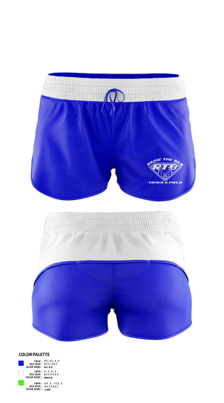 Track Shorts, Raise the Bar Track & Field, Track & Field, Teamtime, Team time, sublimation, custom sports apparel, team uniforms, spirit wear, spiritwear, sports uniforms, custom shirts, team store, custom team store, fundraiser sports, apparel fundraiser